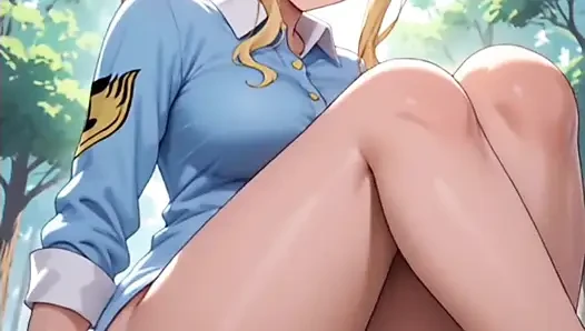 Hentai anime - zengin sikişmek için götümü yarağına hareket ettirdiğimde göğüslerim hareket ediyor