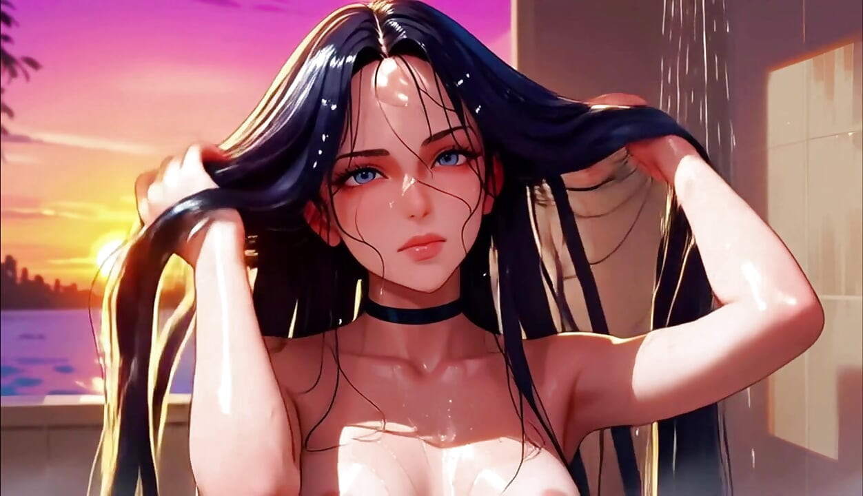 Synthwave solnedgång sex