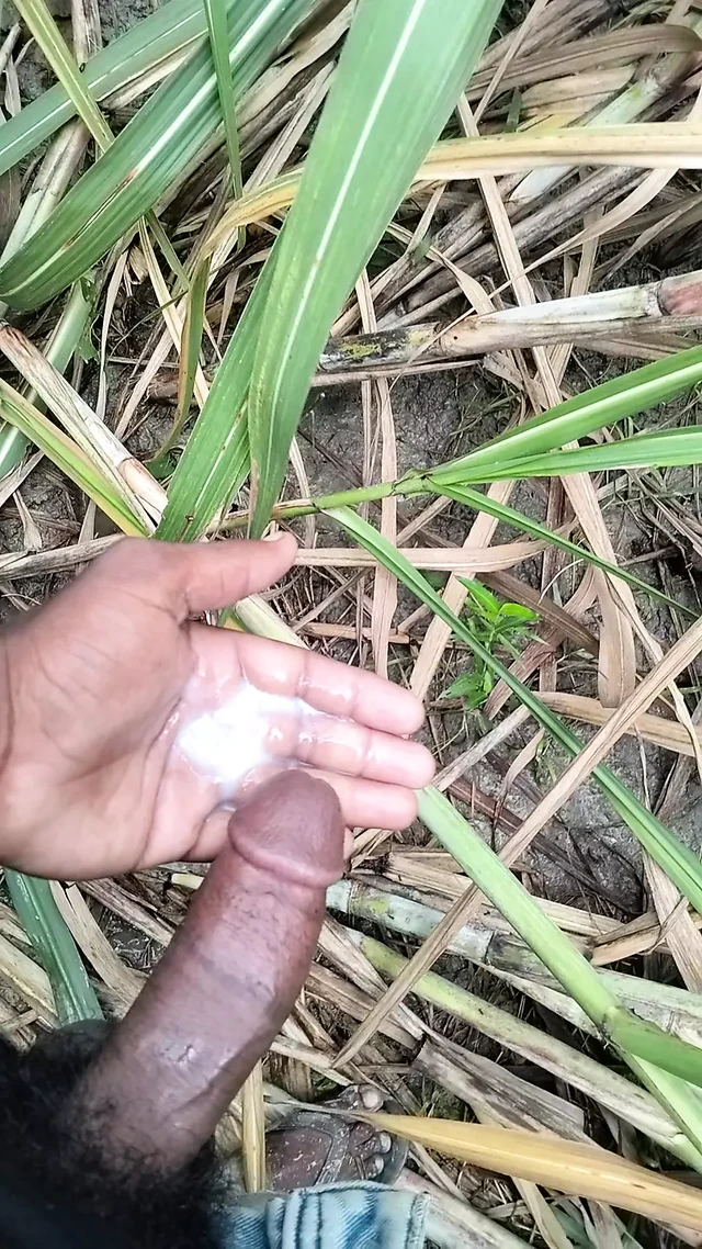 I took the semen in my hand and then in the evening I left my wife's burr for 1 hour.