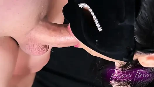 Eine reiche dusche mit sperma in meinem mund
