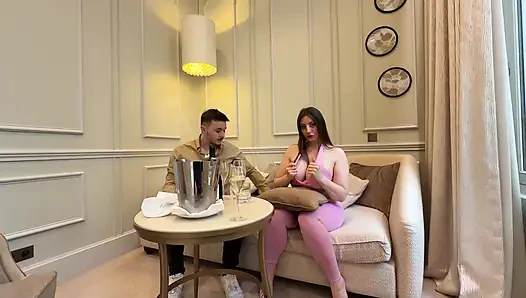 Hot Threesome with a Sexy BBC Receptionist and My Boyfriend - Luna Doll