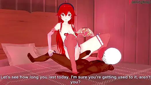 Eris boreas pertama kali besar pria kulit hitam sambil ditonton istrinya - mushoku tensei 5