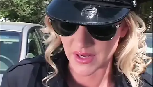 A Policewoman eager for cock!