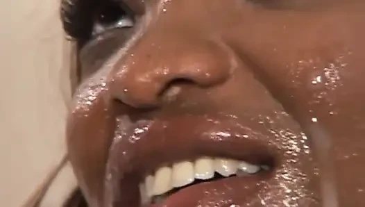 Big nipples black girl pussy fucking pussy licking in 69 position...cum in mouth