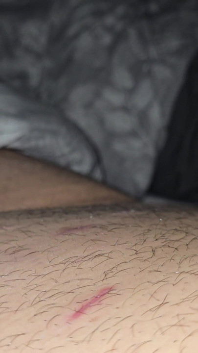 Thrilling moment from "Step mom hand pulled out step son dick without shame and handjob"
