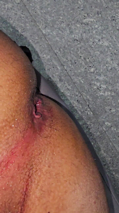 Trying first time big vegetable in ass hole