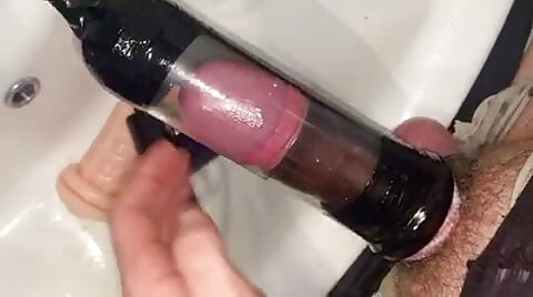 Dick play hard masturbation fake pussy