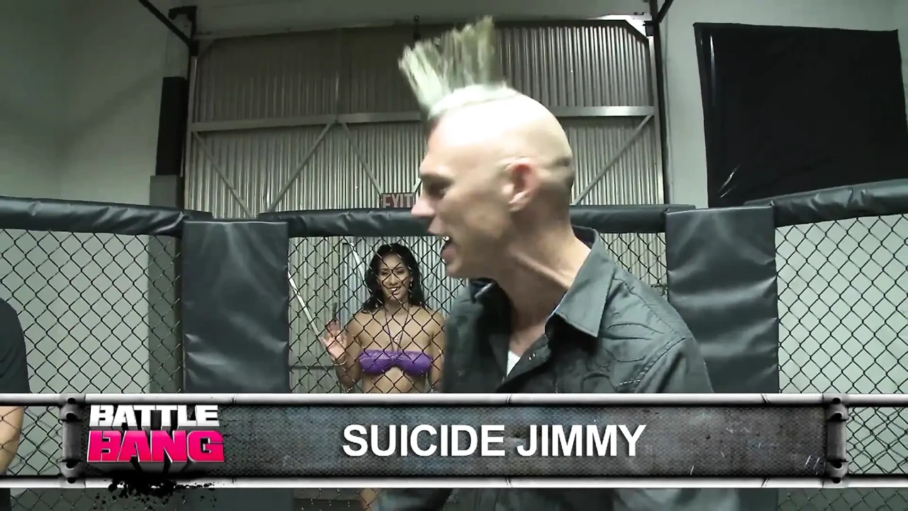 Busty big booty ring girl fucks big dick winner