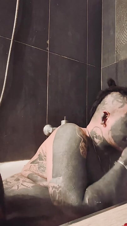 I'm taking a bath