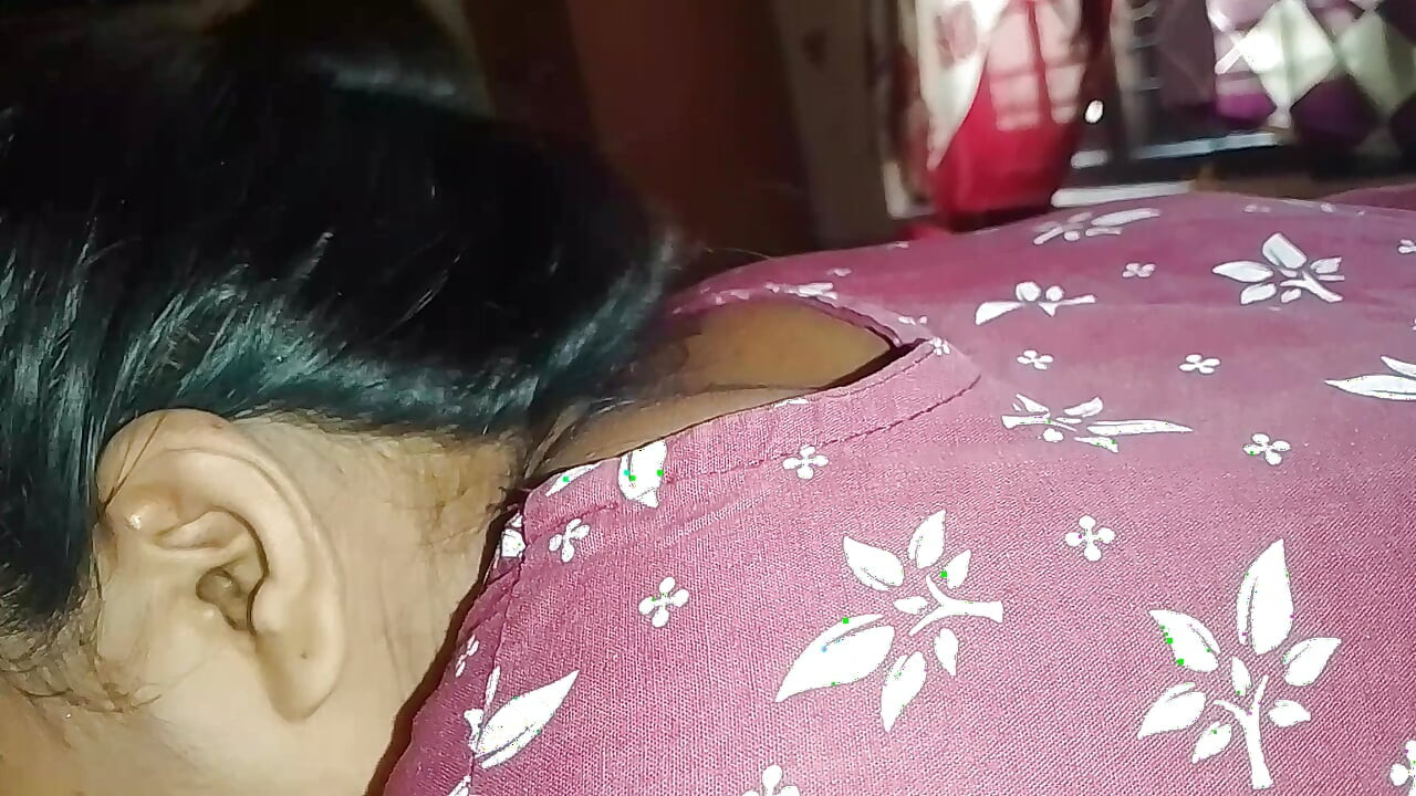 Indian girl sucks her husband's penis