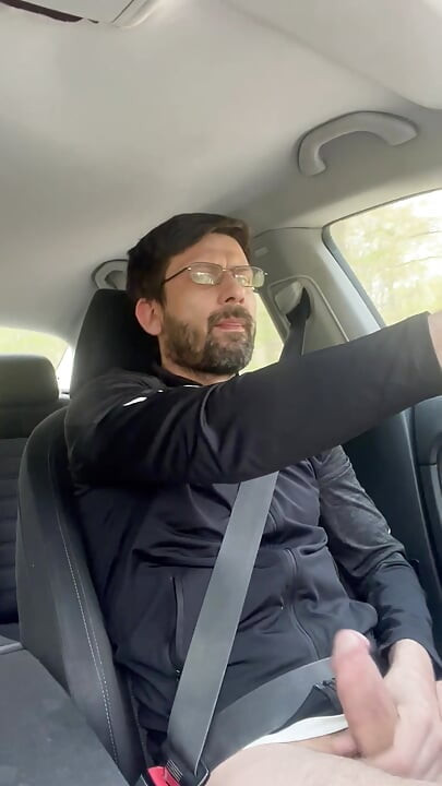 She Couldn't Wait - MILF Blowjob & Handjob While Driving - Public Car Sex Kingyordanov