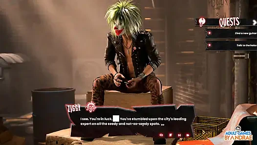 Sex, Sin & Rock'n'Roll Gameplay Part 1 - Van Crash, Motel Stop & A Strange New Beginning