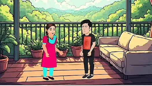 Toket besar bhabhi India disetubuhi sepanjang malam oleh paman tetangga