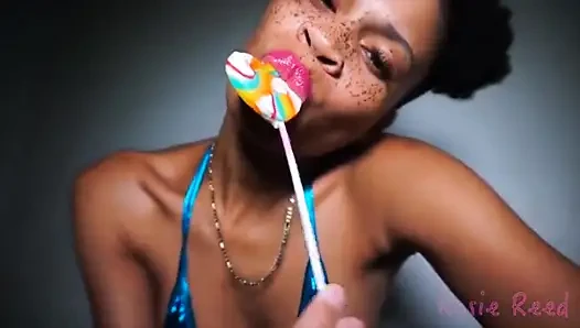 Dientot habis-habisan sama shiny lips lolly (standard definition)