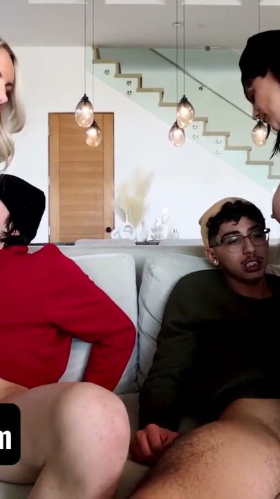 Step Moms Bunny Madison & Mona Azar Caught Their Naughty Step Sons Sneak Out And Fuck Them - MomSwap | Clip 2