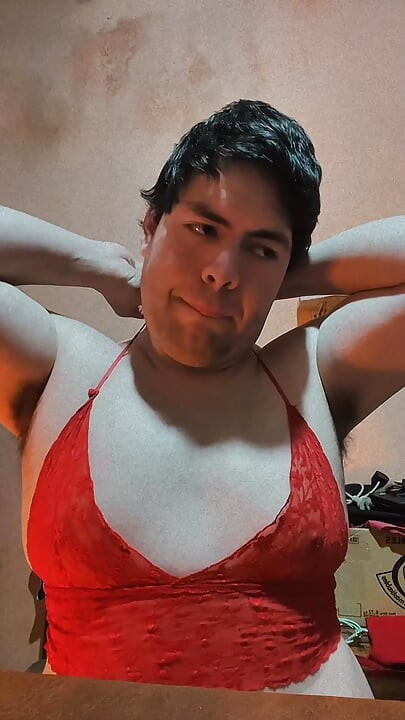 Wearing new clothes for my daddy I hope he likes to see me