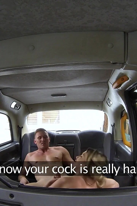 Female Fake Taxi - Blonde Blonde Cab Driver Gives a Hot Blowjob & Takes a Hardcore Missionary Pounding