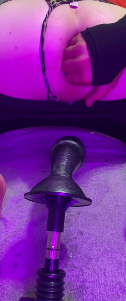 huge stepped anal plug | Clip 3