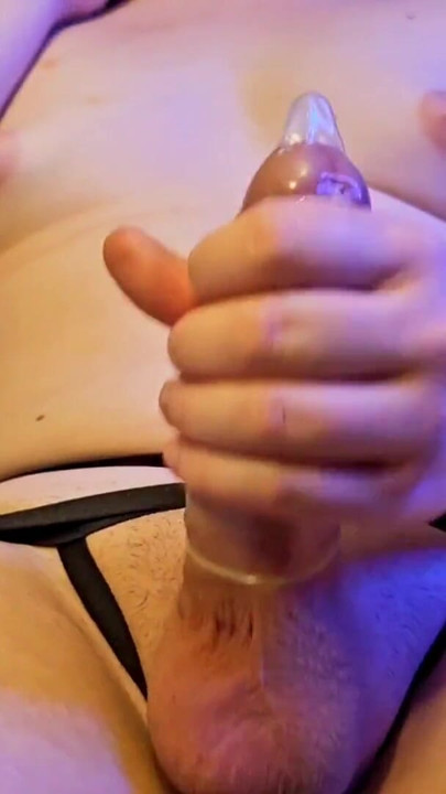 Real Gril's Condom Cumdump | Clip 2