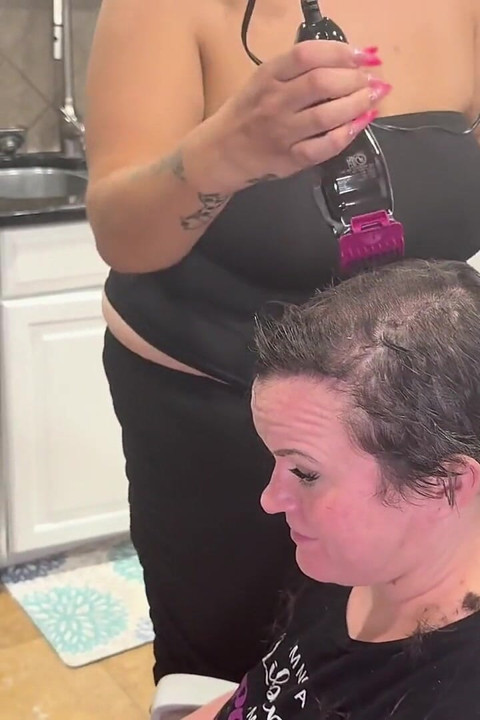 Shaving Quinn’s Head