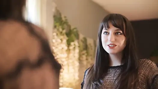 Bitchmom Punishes Her Slutty Stepdaughter! Hard Spit Slap
