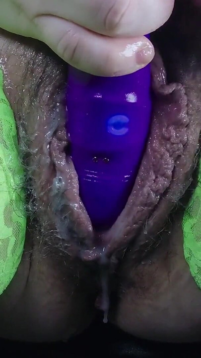 Extreme Upclose Fat Pussy Play  - G Spot Vibrator Dripping Orgasm | Clip 1