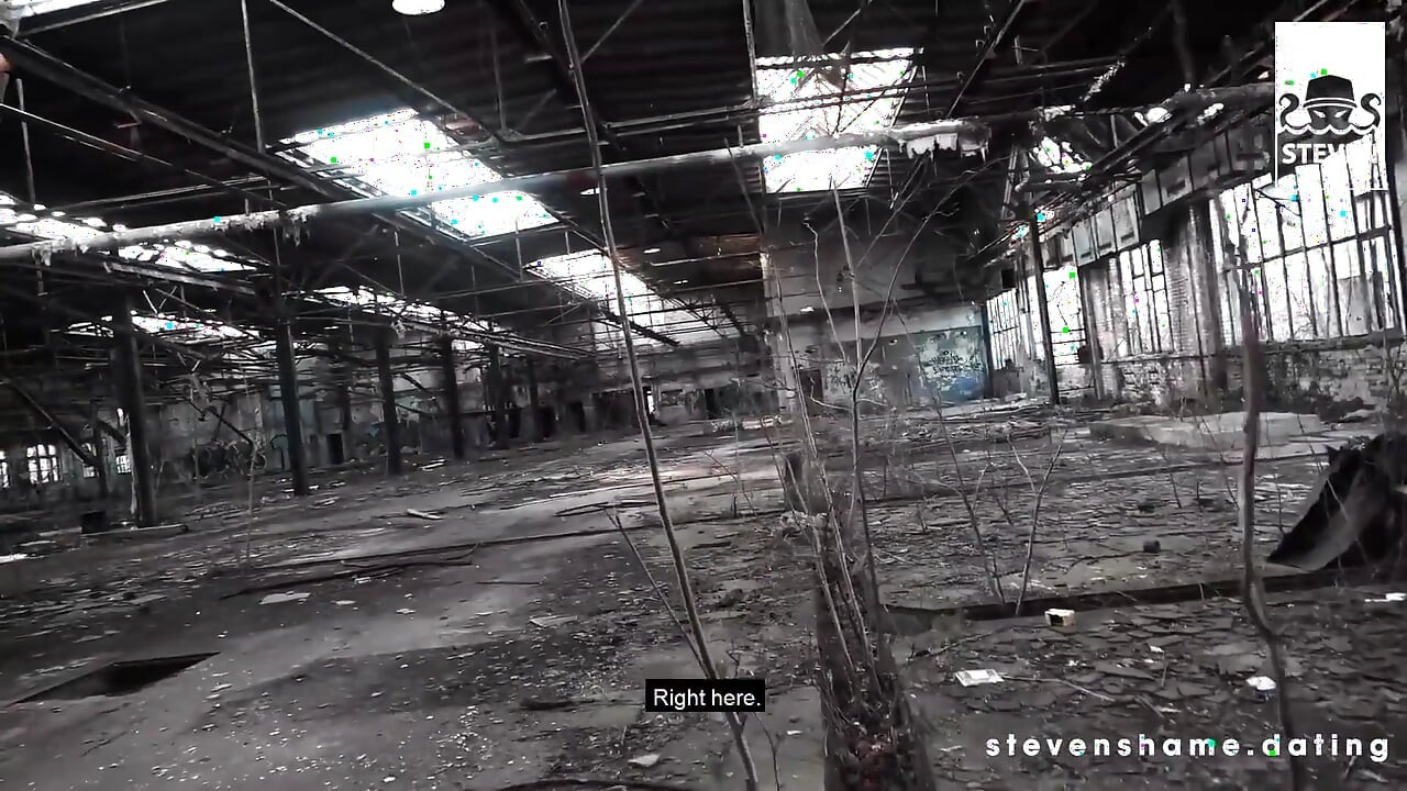 Candy Alexa gets banged in an old hangar!