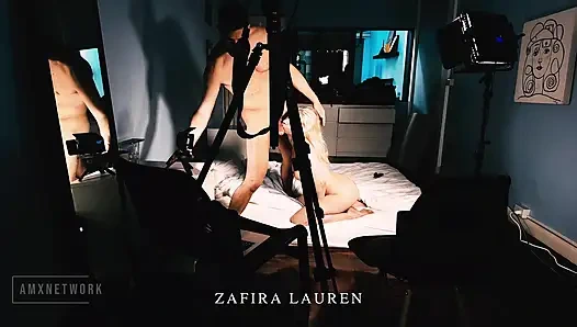 Hinter den kulissen mit Faphouse-model zafira lauren