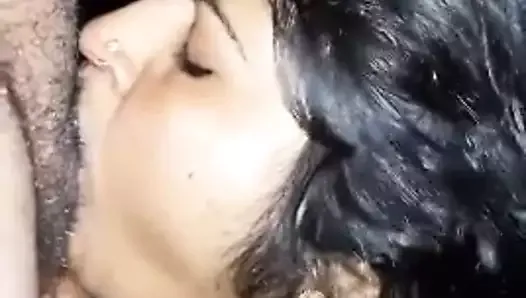 Bengali aunty sucking dick and I cum in her mouth