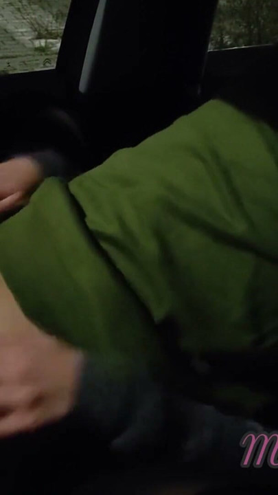 Dogging my wife in public car parking after work and a voyeur fucks her pussy until multi-orgasm - MissCreamy | Clip 1