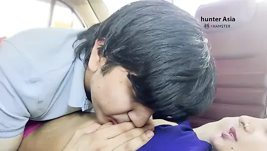 Stranger Divorced MILF Gets Fucked in Car - Sex with Stranger Ep1