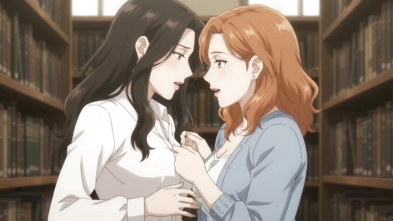 Dos chicas lesbianas que estudian en libertad se convierten en situación íntima