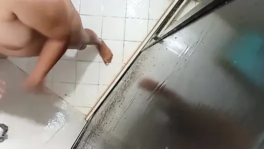 My Stepsister-in-law in the Shower
