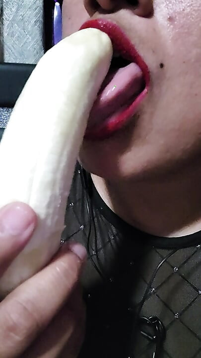 J’ai l’air sexy en mangeant une banane