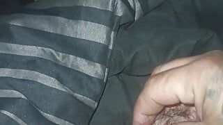 A really nice hard cock jacking off before bed