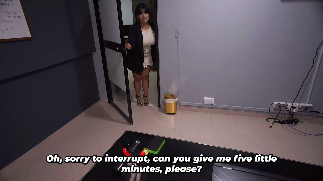 Curvy secretary asks her boss for a raise and gets more than that!