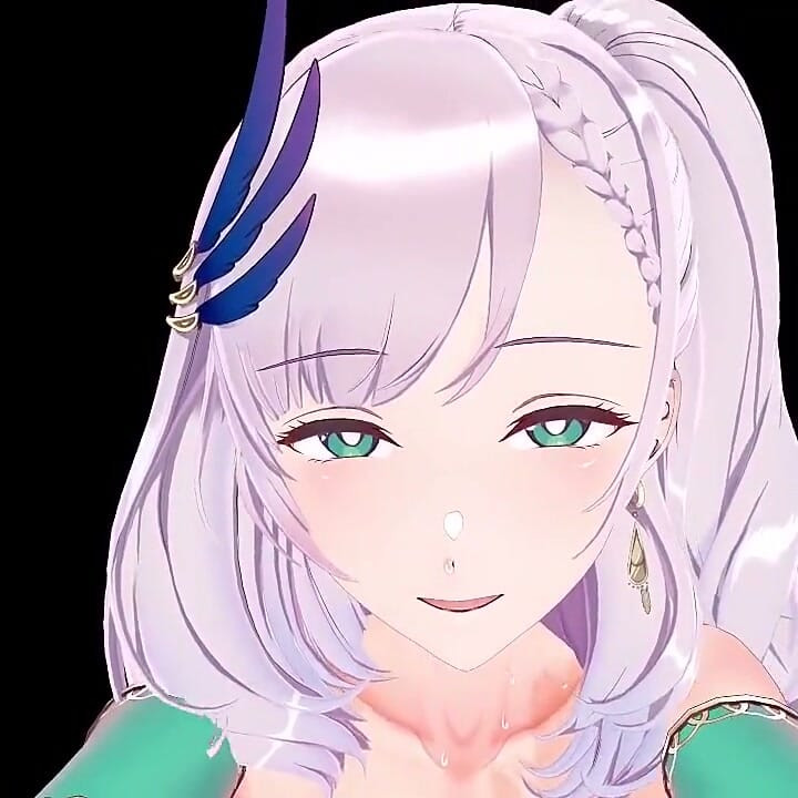 Hololive - Pavolia Reine 뜨겁고 친밀한 밤 섹스 - 3D 헨타이 애니메이션