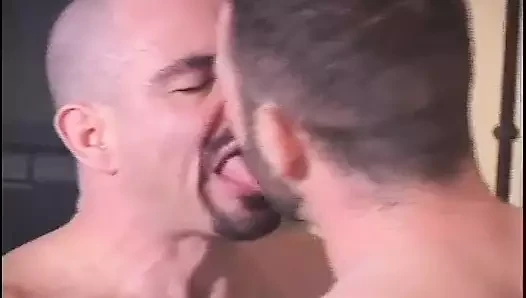 Penis Ring porn video – Bald Man Destroys Tight Asshole of a Tattooed Dude After Kissing and Sucking Each Other