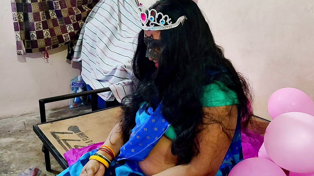 Indian Housewife on Her Birthday