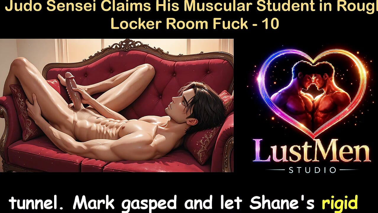 Gay Audio Sex Story - Judo Sensei Claims His Muscular Student in Rough Locker Room Fuck - Part 10