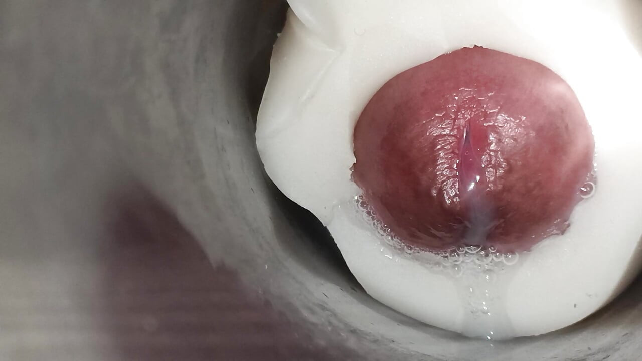 Internal view: vulva twitching and ejaculation 2