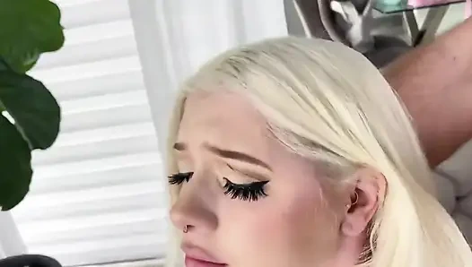 Gia Oh My Is Back and Ready to Ride My Big Cock in Her Rainbow Socks and Even Gets the Full Nelson Experience