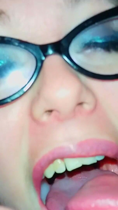 Swallowing his load makes Moxi GLOW - MoxiBluez | Clip 1