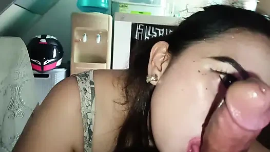 Big Tits MILF Wife Blow Job.