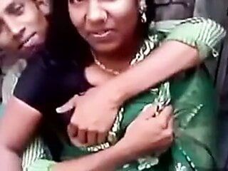 Satin Silk Saree Muslim Aunty