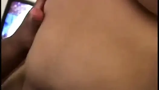 Fat black babe sucks on a thick black cock and gets fucked