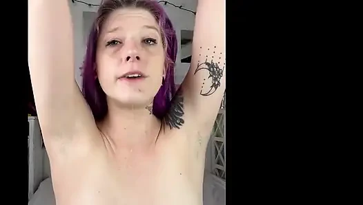 Behaarte achselhöhle, spuckspiel