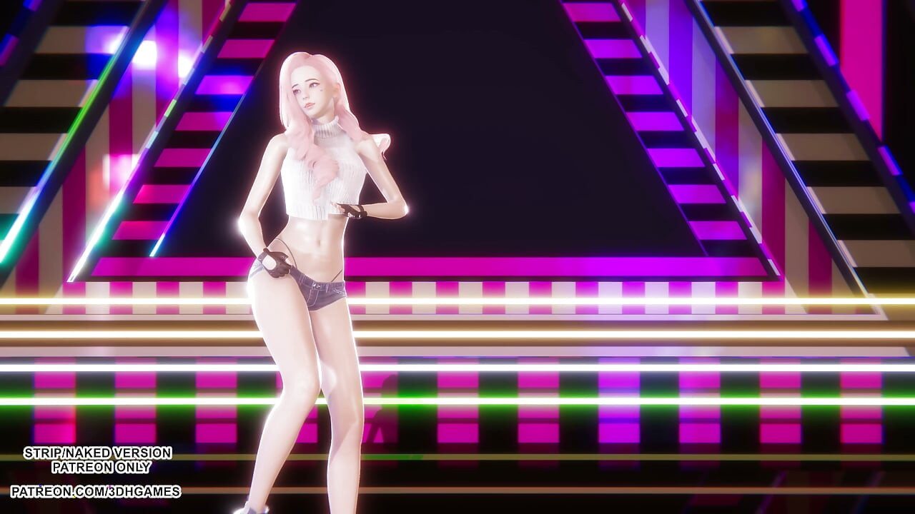 MMD NewJeans - Hype Boy - Ahri and Seraphine Sexy Kpop Dance League of Legends Hentai Uncensored 4K 60FPS
