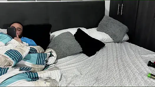 Hot stepdaughter masturbates in front of me