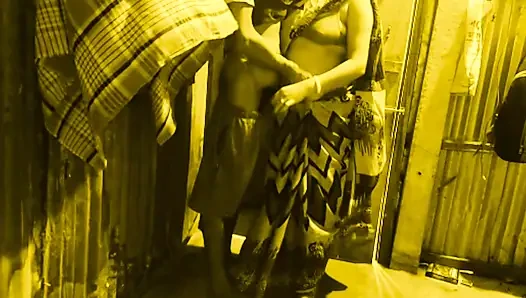 A night of unbridled fervor with the hottest neighbour Bhabi , meaty cocks, and deep throating!
